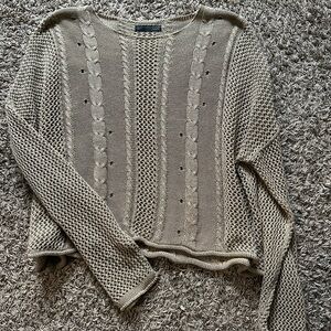 Women's Beige Sweater/Cover-up